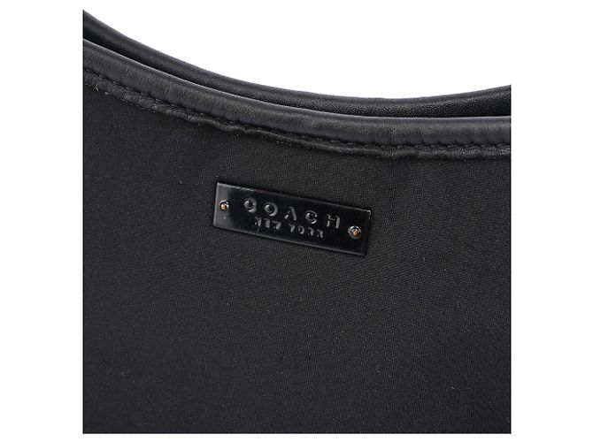 Coach Borsa a tracolla Ergo in nylon e pelle nera - vista 5