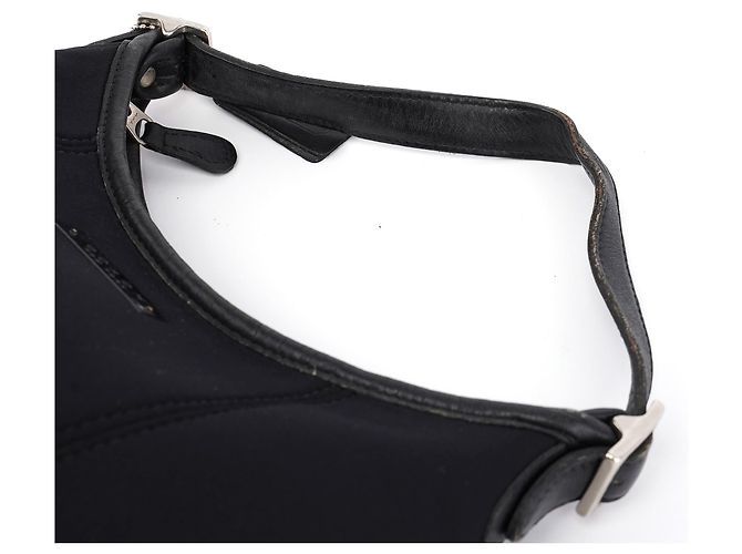Coach Borsa a spalla Ergo in pelle e nylon nero - vista 12