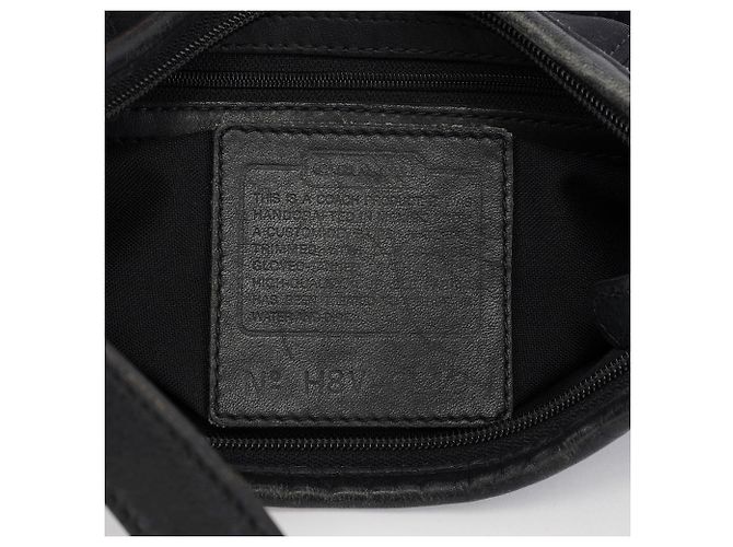 Coach Borsa a spalla Ergo in pelle e nylon nero - vista 13