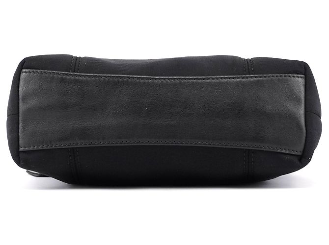Coach Borsa a spalla Ergo in pelle e nylon nero - vista 5
