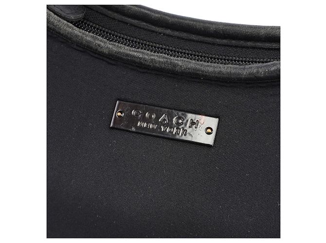 Coach Borsa a spalla Ergo in pelle e nylon nero - vista 6