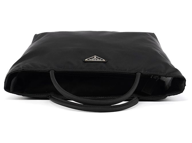 Prada Borsa Tote Tessuto City in nylon nero - vista 4