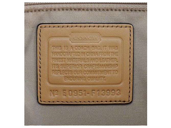 Coach Borsa Tote Hamptons Zebra Beige F13993 - vista 11