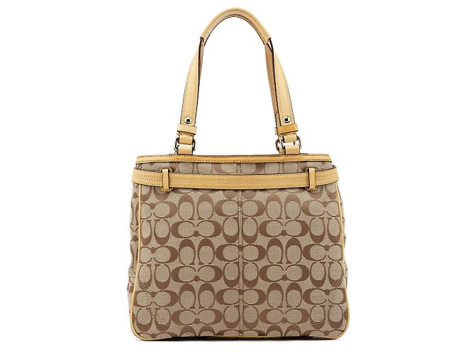 Coach Borsa Tote Hamptons Zebra Beige F13993 - vista 3