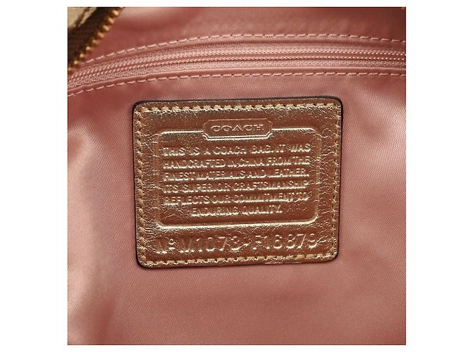 Coach Borsa a tracolla hobo floreale Beige Gold F16879 - vista 14