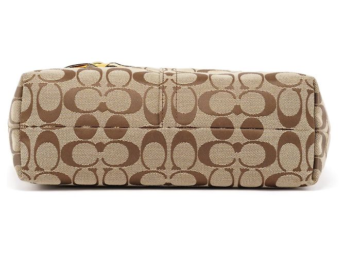 Coach Borsa a tracolla hobo floreale Beige Gold F16879 - vista 5