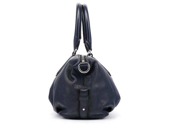 Marc by Marc Jacobs Borsa 2-Way Classic Q Bowling in pelle blu navy - vista 2