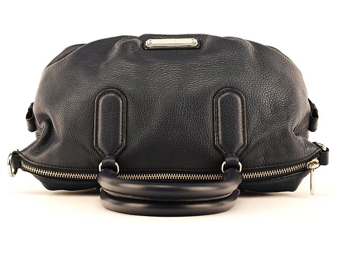 Marc by Marc Jacobs Borsa 2-Way Classic Q Bowling in pelle blu navy - vista 4