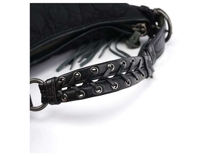 Coach Borsa a tracolla in nylon trapuntato nero - vista 12
