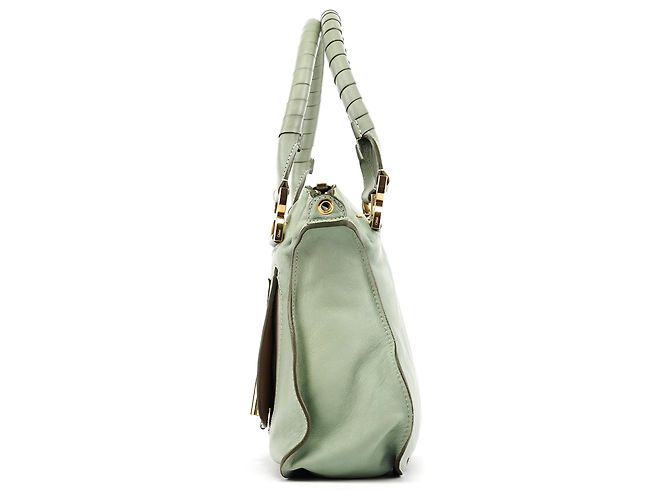 Chloé Borsa 2-way Marcie in pelle verde salvia - vista 2
