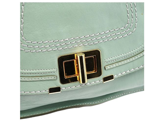 Chloé Borsa 2-way Marcie in pelle verde salvia - vista 6