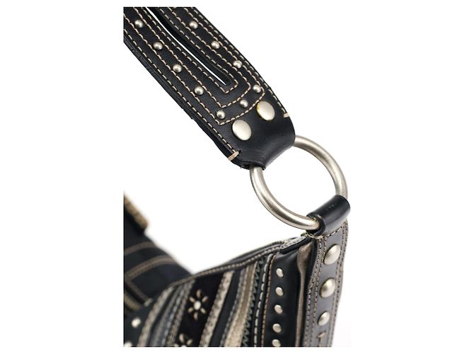 Coach 10483 Black Signature C Boho Bag - vista 10