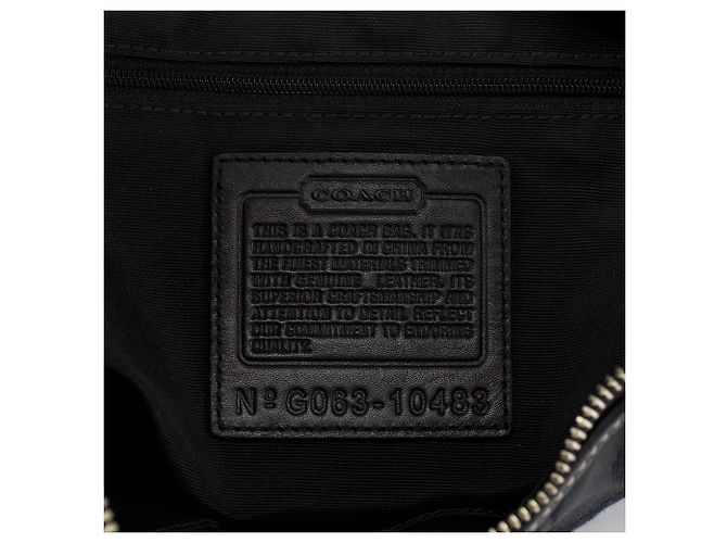 Coach 10483 Black Signature C Boho Bag - vista 12