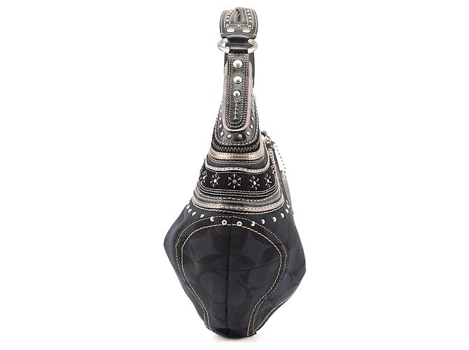 Coach 10483 Black Signature C Boho Bag - vista 2