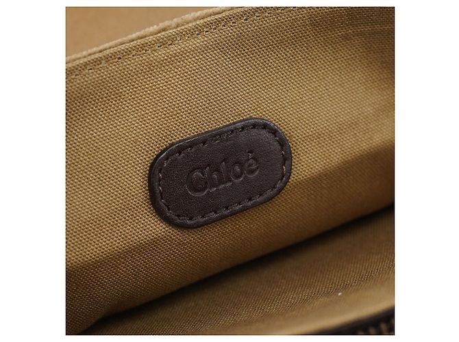 Chloé Borsa a tracolla 2 vie in velluto oliva - vista 12