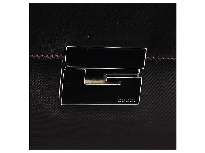 Gucci Braune Canvas Square G Schultertasche - Ansicht 6