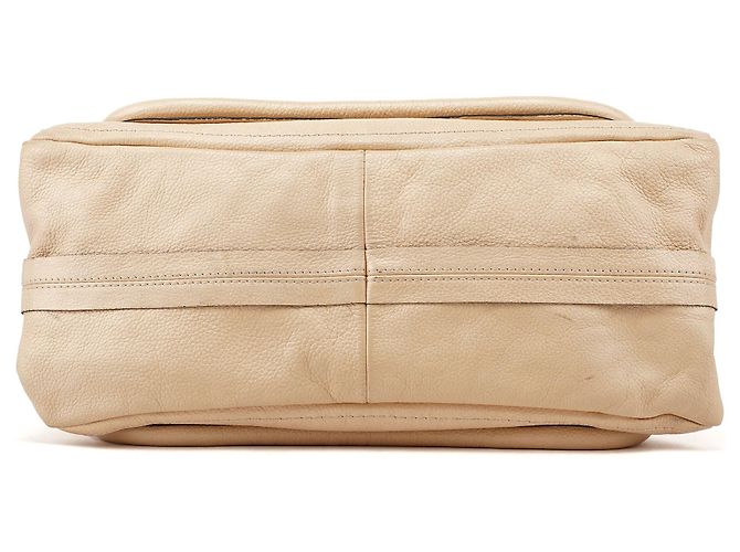 Chloé Borsa a tracolla 2-Way Paraty in pelle beige - vista 5