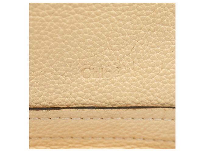 Chloé Borsa a tracolla 2-Way Paraty in pelle beige - vista 6