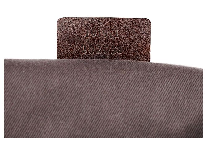 Gucci Borsa Tote GG Horsebit Marrone - vista 15
