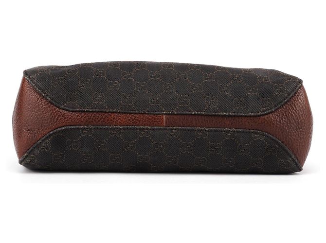Gucci Borsa Tote GG Horsebit Marrone - vista 4