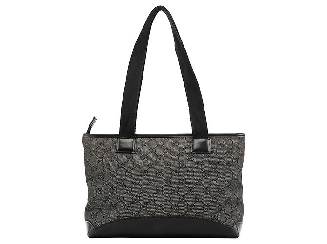 Gucci 34339 Borsa Tote GG in Denim Antracite - vista 3