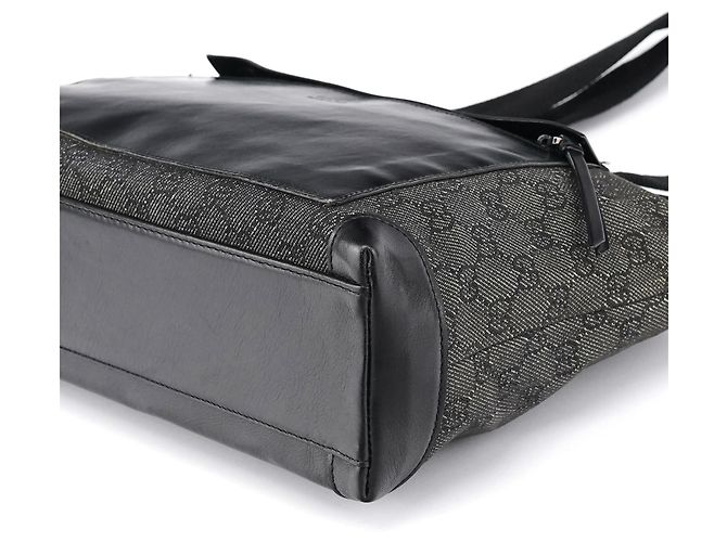 Gucci 34339 Borsa Tote GG in Denim Antracite - vista 9