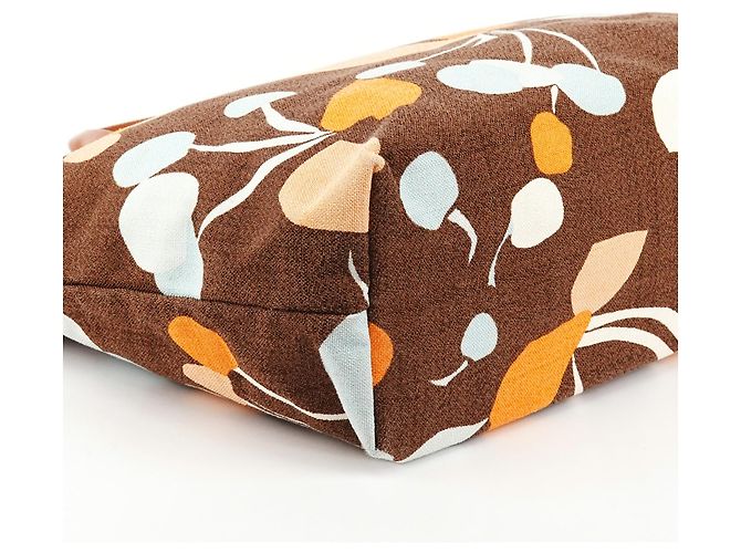 Miu Miu Braune Canvas-Blumentasche - Ansicht 8