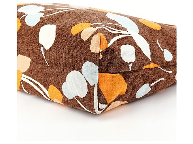 Miu Miu Braune Canvas-Blumentasche - Ansicht 9