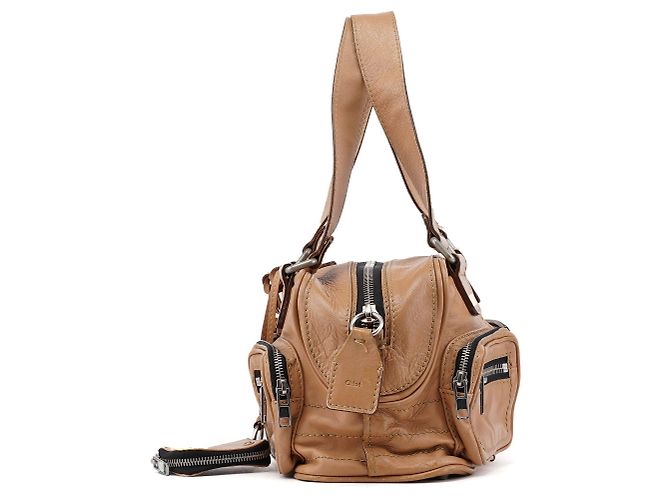 Chloé Borsa Tote Betty in pelle di vitello beige - vista 2
