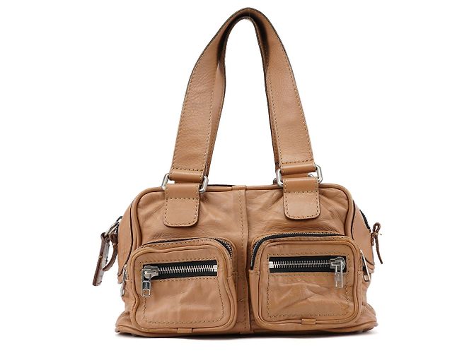 Chloé Borsa Tote Betty in pelle di vitello beige - vista 3