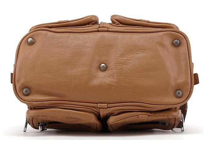 Chloé Borsa Tote Betty in pelle di vitello beige - vista 5