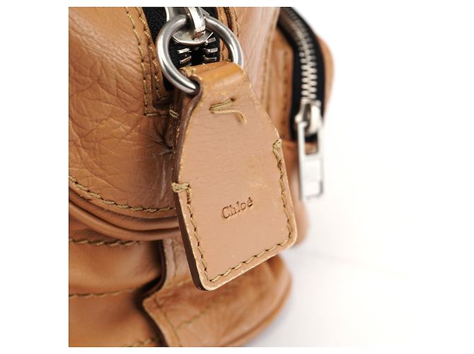 Chloé Borsa Tote Betty in pelle di vitello beige - vista 9