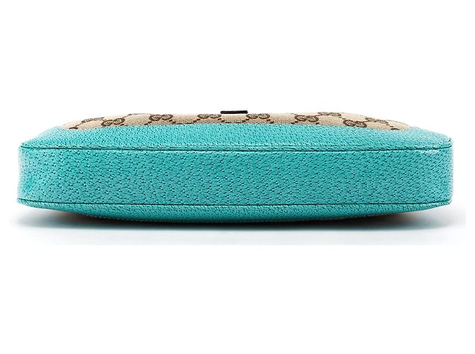 Gucci Borsa a tracolla GG Jackie Beige Turquoise 01147 - vista 4