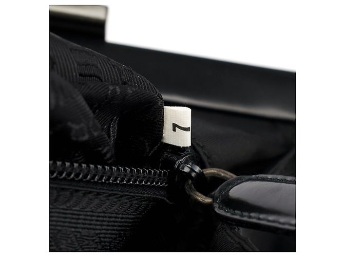 Prada Borsa a spalla e clutch in nylon Tessuto nero - vista 10