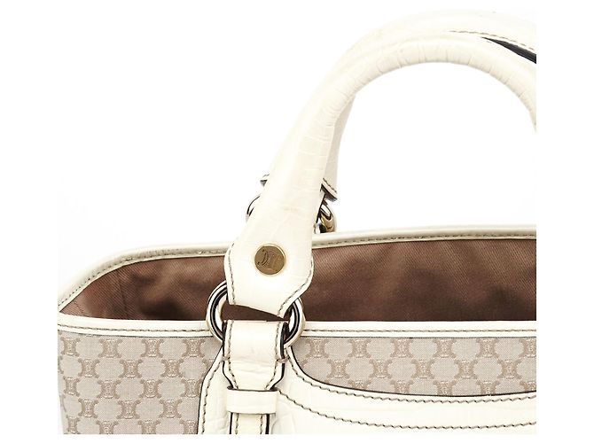 Céline Borsa tote Boogie in pelle monogram beige - vista 11