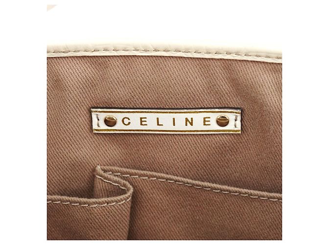 Céline Borsa tote Boogie in pelle monogram beige - vista 15