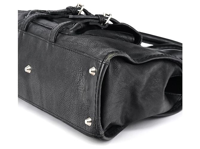 Chloé Borsa Tote Edith in pelle nera - vista 10