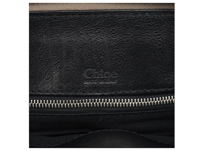 Chloé Borsa Tote Edith in pelle nera - vista 13