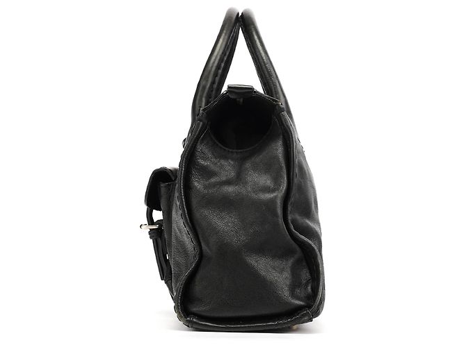 Chloé Borsa Tote Edith in pelle nera - vista 2