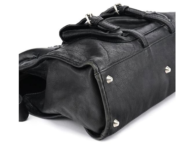 Chloé Borsa Tote Edith in pelle nera - vista 9