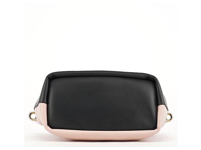 Chloé Borsa Baylee 2-Way in pelle di vitello rosa e nera - vista 5