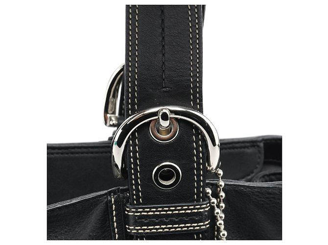 Coach Borsa Tote Soho in pelle nera F13732 - vista 6