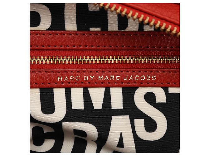 Marc by Marc Jacobs Borsa 2-Way Classic Q Baby Groovee in pelle rossa - vista 11