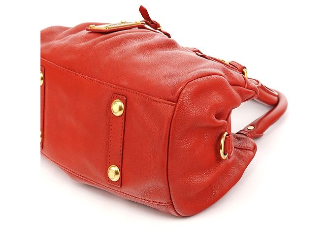 Marc by Marc Jacobs Borsa 2-Way Classic Q Baby Groovee in pelle rossa - vista 8