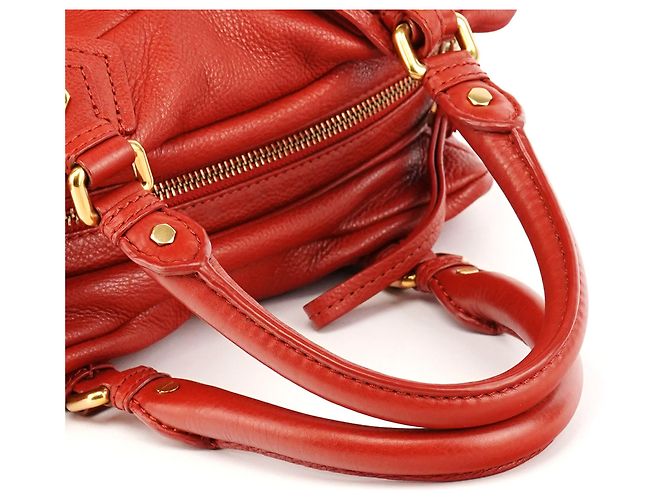 Marc by Marc Jacobs Borsa 2-Way Classic Q Baby Groovee in pelle rossa - vista 9