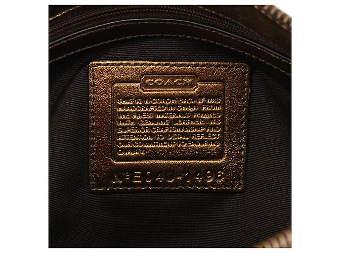 Coach Borsa a tracolla Soho Legacy 2004 Beige Gold - vista 12