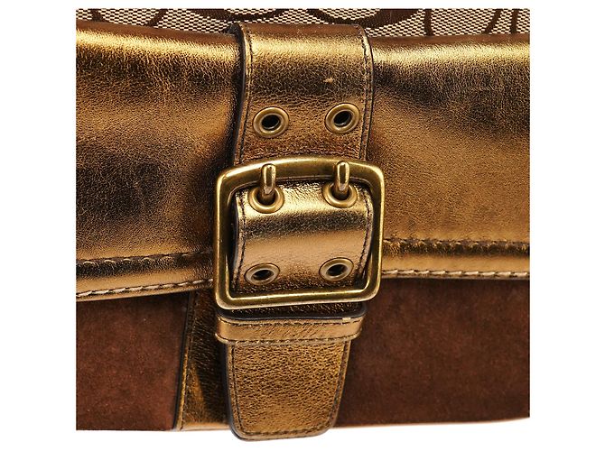 Coach Borsa a tracolla Soho Legacy 2004 Beige Gold - vista 6