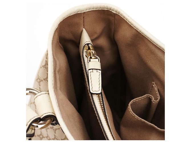 Céline Boogie Shopper aus Macadam Canvas beige - Ansicht 14