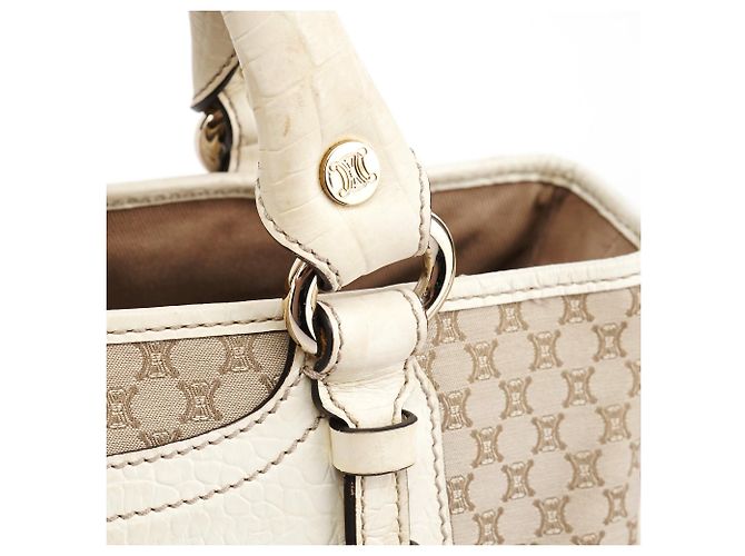 Céline Boogie Shopper aus Macadam Canvas beige - Ansicht 5