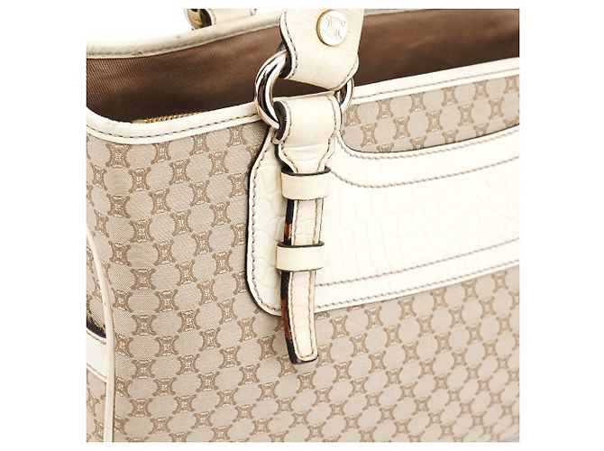 Céline Boogie Shopper aus Macadam Canvas beige - Ansicht 9